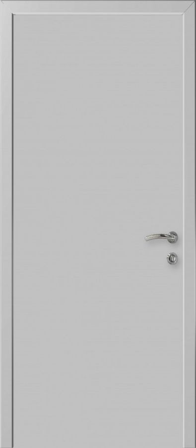 Дверь ДГ KAPELLI модель classic гладкая серая RAL 7035