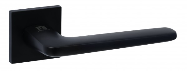 Ручка дверная FRESCO A-55-40 BLACK (Черный) BUSSARE тонкая розетка